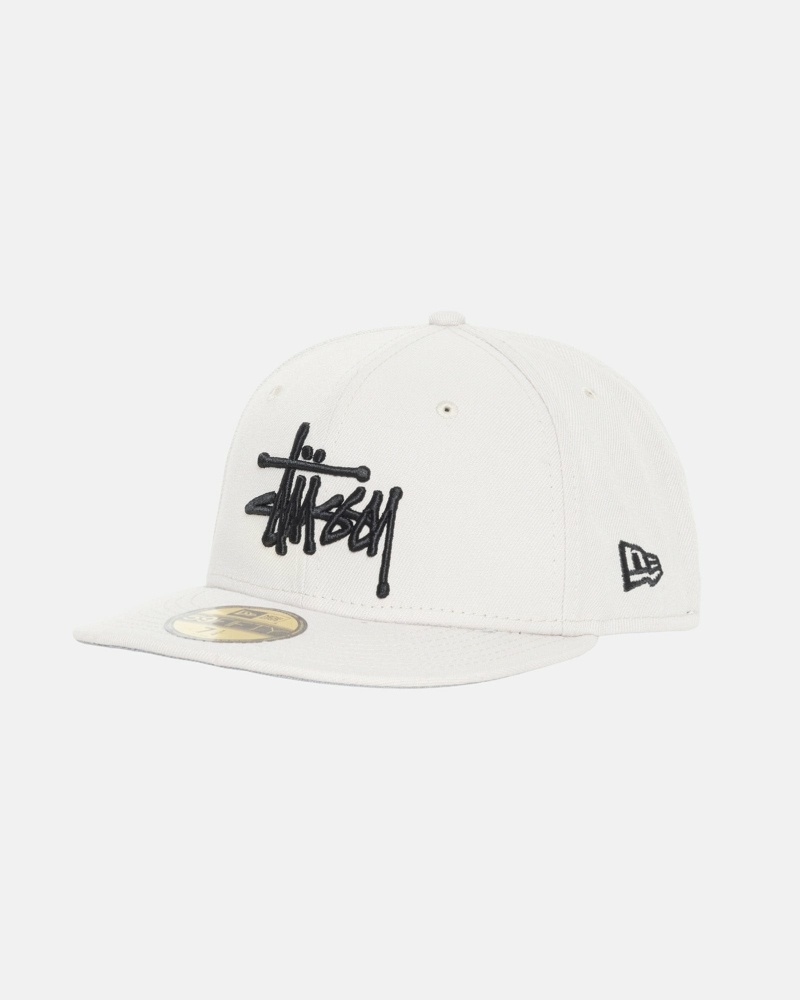 Beige Stussy Authentic New Era Men's Caps | USA000373