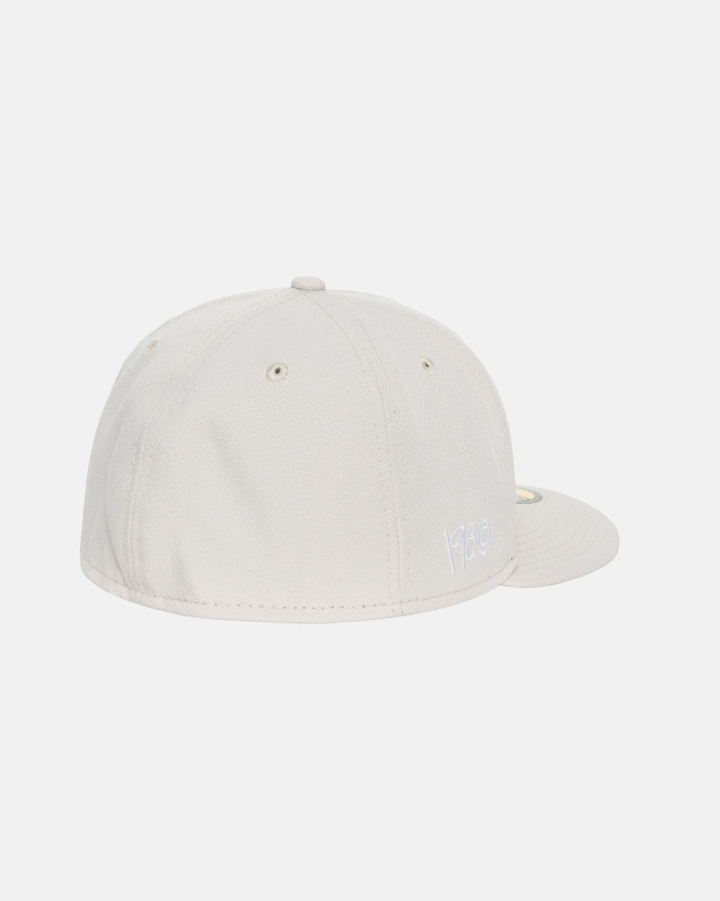 Beige Stussy Curly S 59Fifty New Era Men's Caps | USA000428