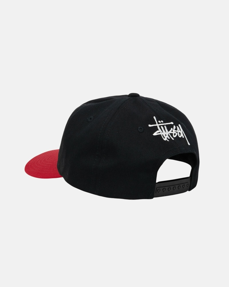 Black Red Stussy Vintage S Low Pro Men's Caps | USA000507