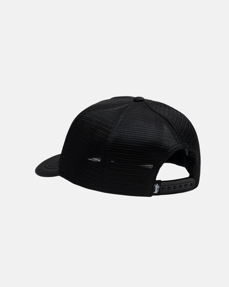 Black Stussy 8 Ball Trucker Men's Caps | USA000371