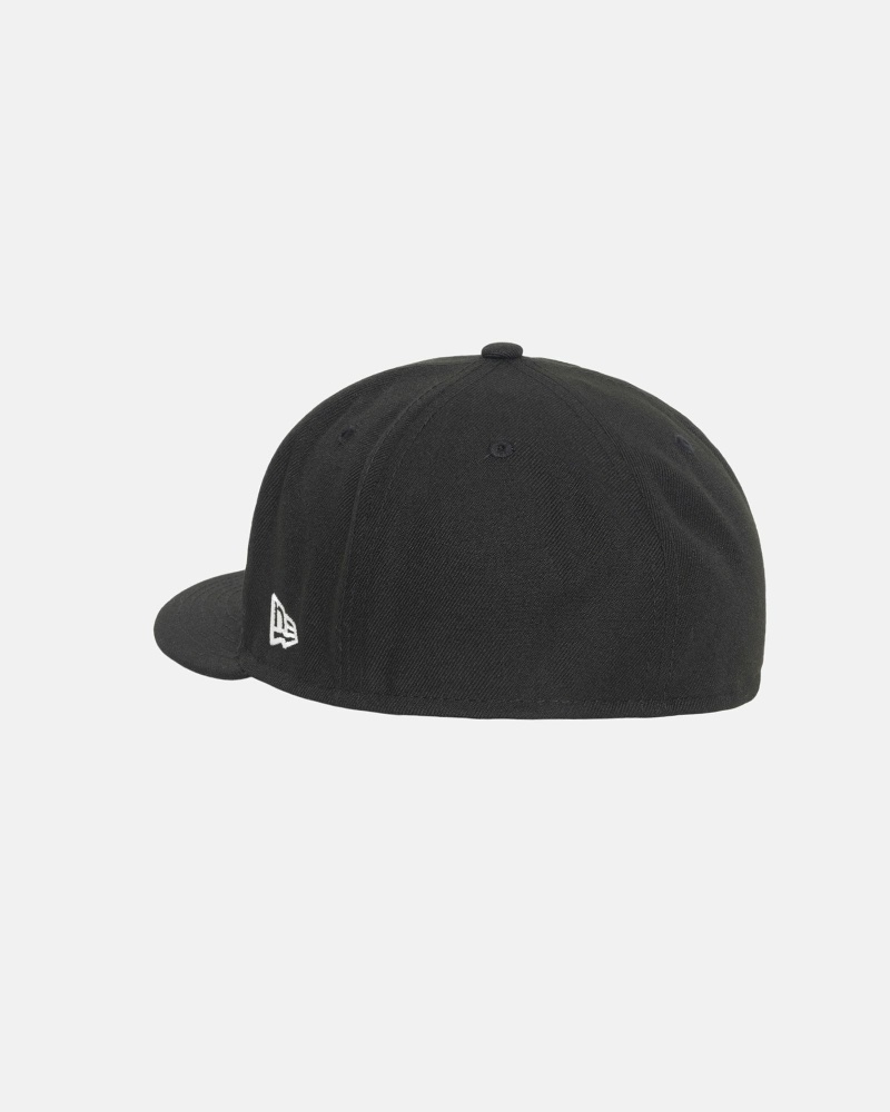 Black Stussy Authentic New Era Men's Caps | USA000377