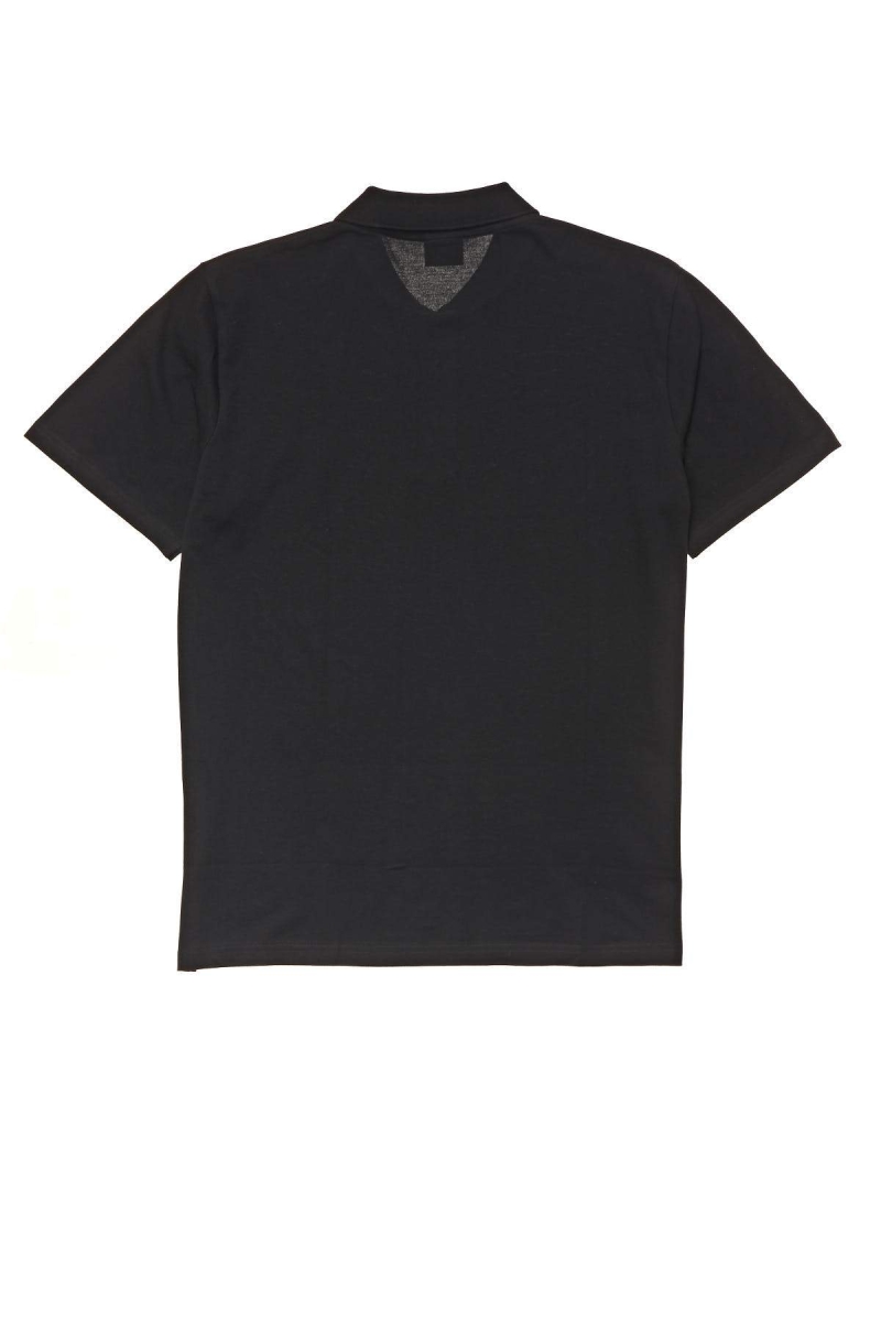 Black Stussy Authentic SS Polo Men's Shirts | USA000294