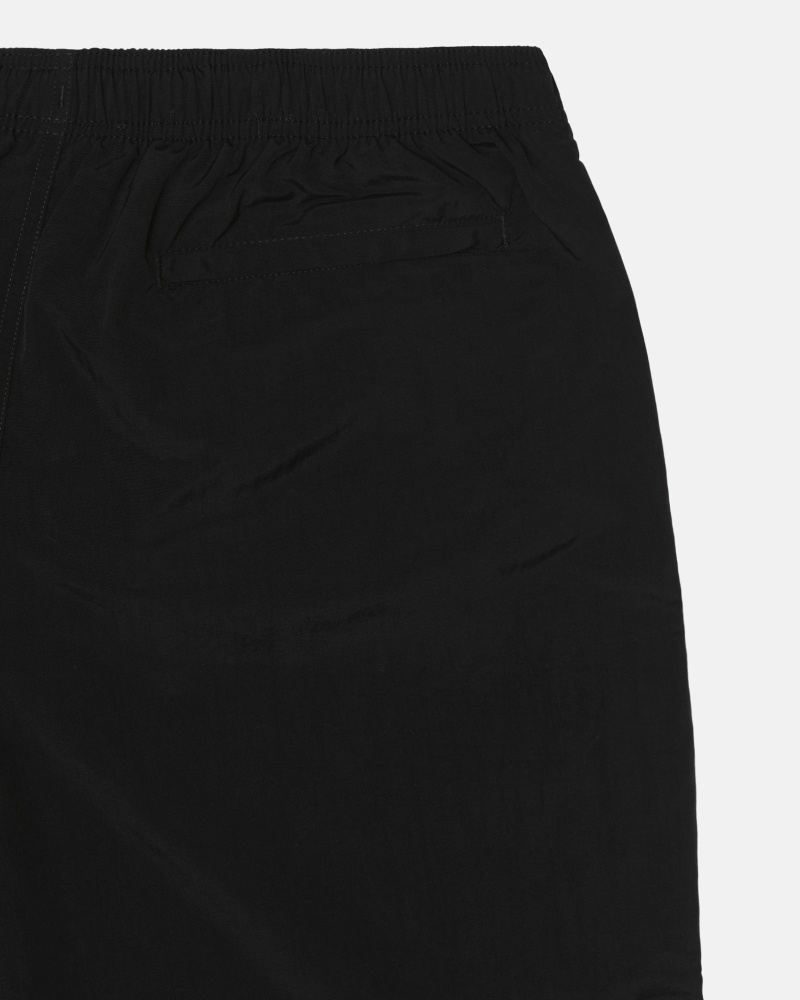 Black Stussy Big Basic Men's Shorts | USA000621