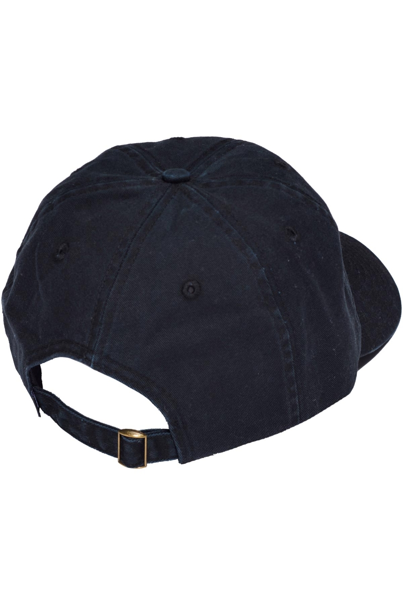 Black Stussy Big U Low Pro Men's Hats | USA000415