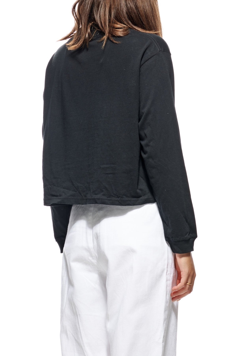 Black Stussy Design Corp. Mock Neck LS Women's Sweatshirts | USA000912