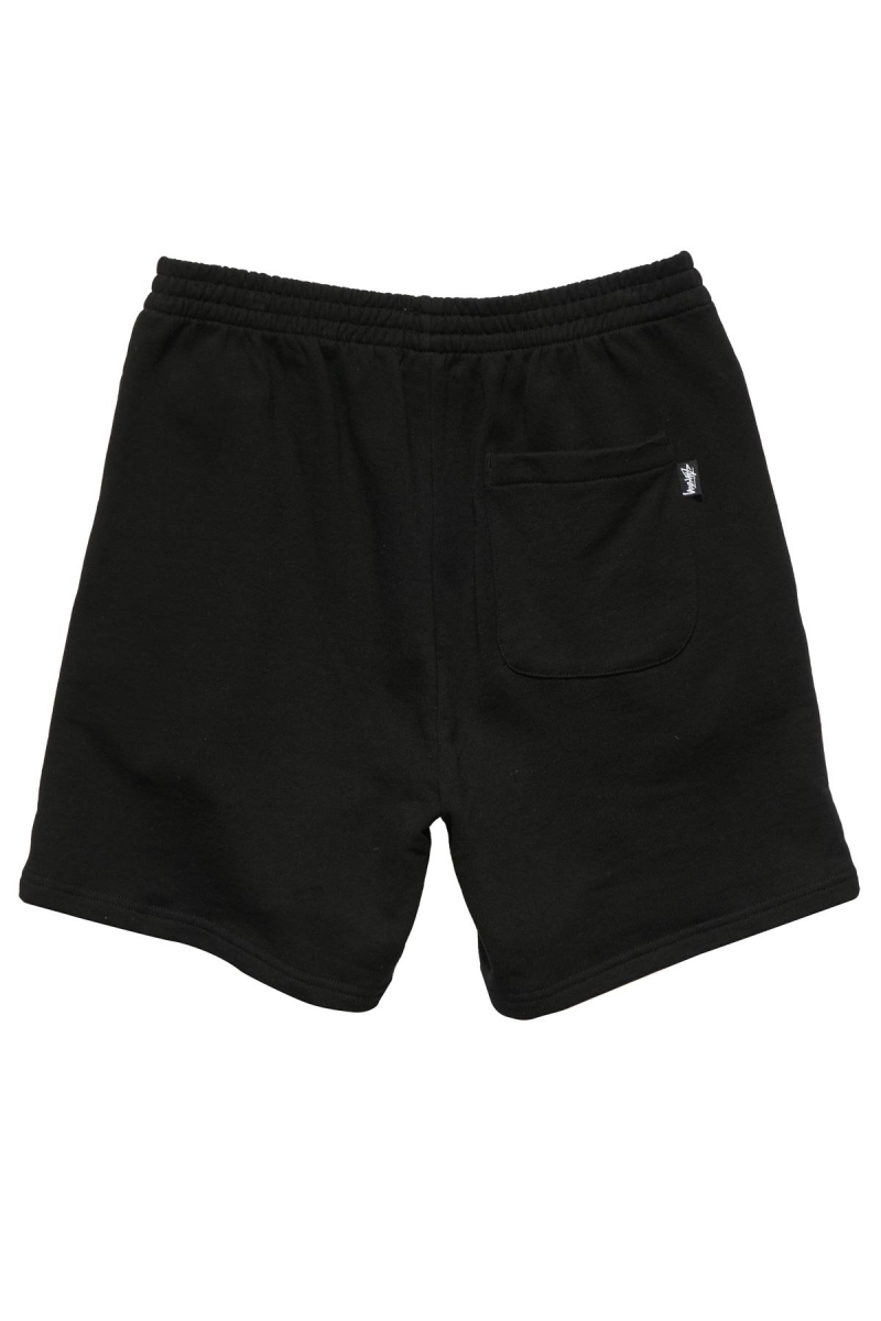 Black Stussy Designs Terry Short Men's Sportswear | USA000759