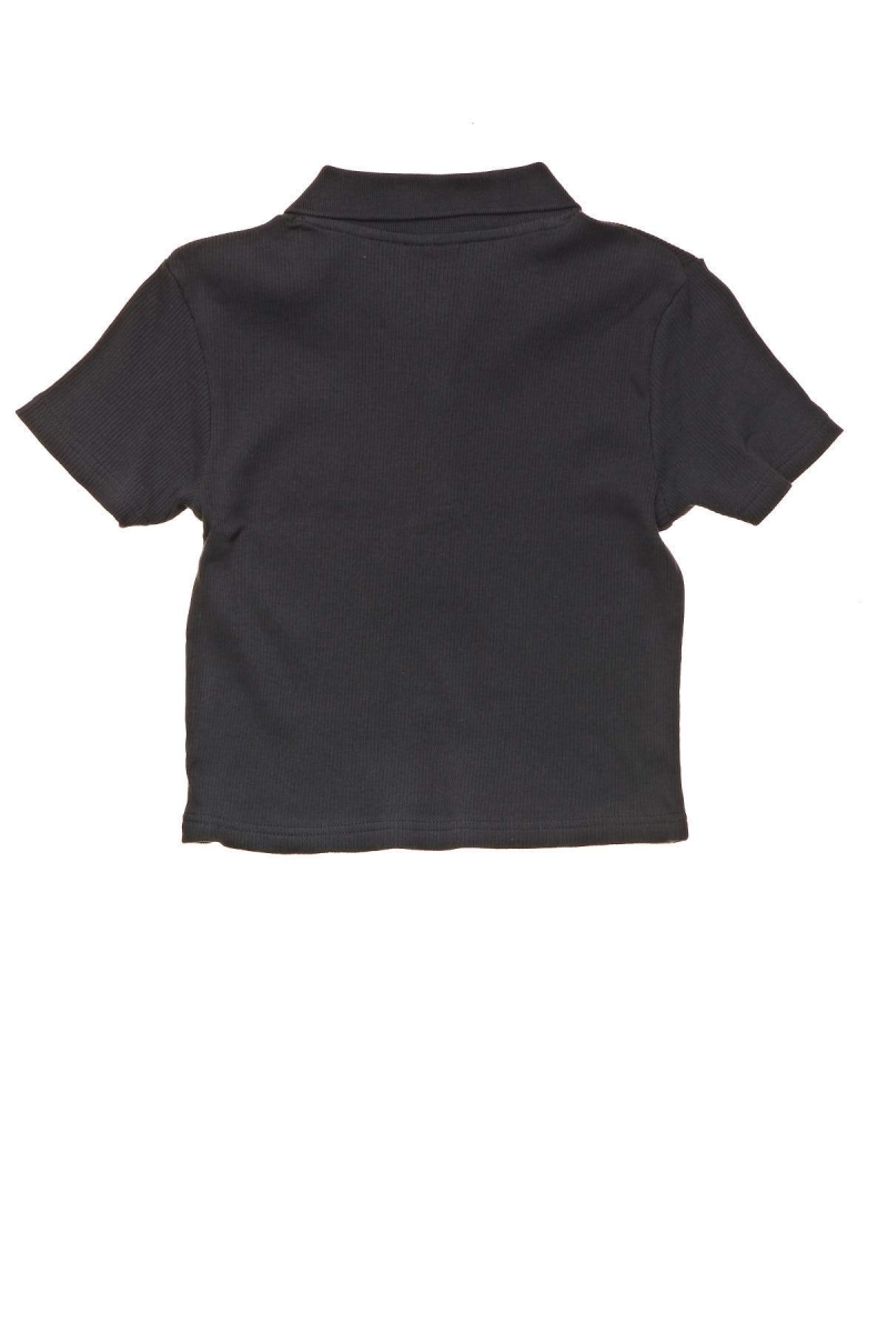 Black Stussy Elson Rib Polo Women's Shirts | USA000305