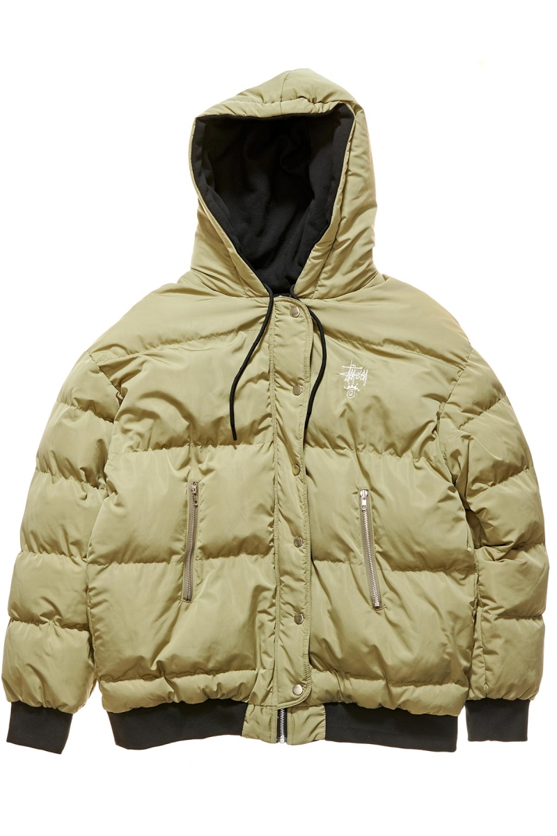 Black Stussy Fowler Reversible Puffa Women's Jackets | USA000339