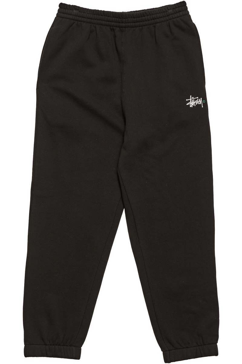 Black Stussy Graffiti Fleece Trackpant Men\'s Sportswear | USA000765