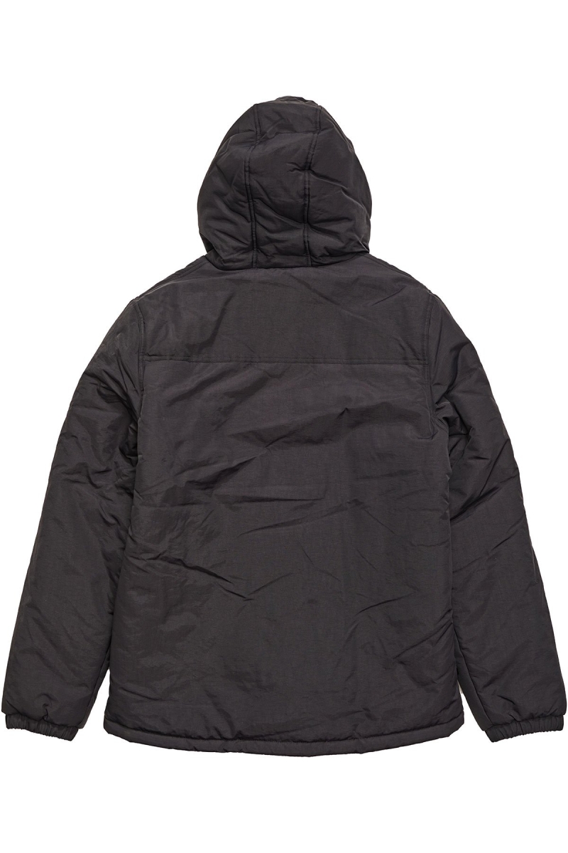 Black Stussy Graffiti Hooded Spray Men's Jackets | USA000340