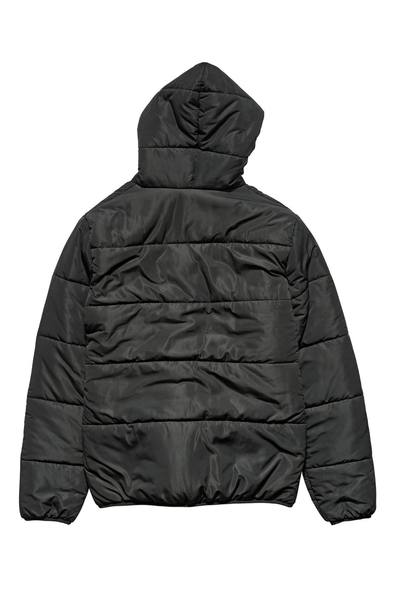 Black Stussy Graffiti Lightweight Puffa Men's Jackets | USA000342