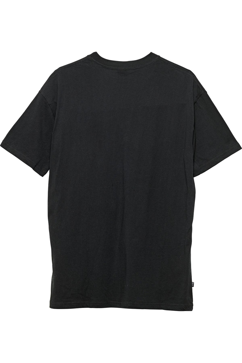 Black Stussy Graffiti Pocket Men's T Shirts | USA000182