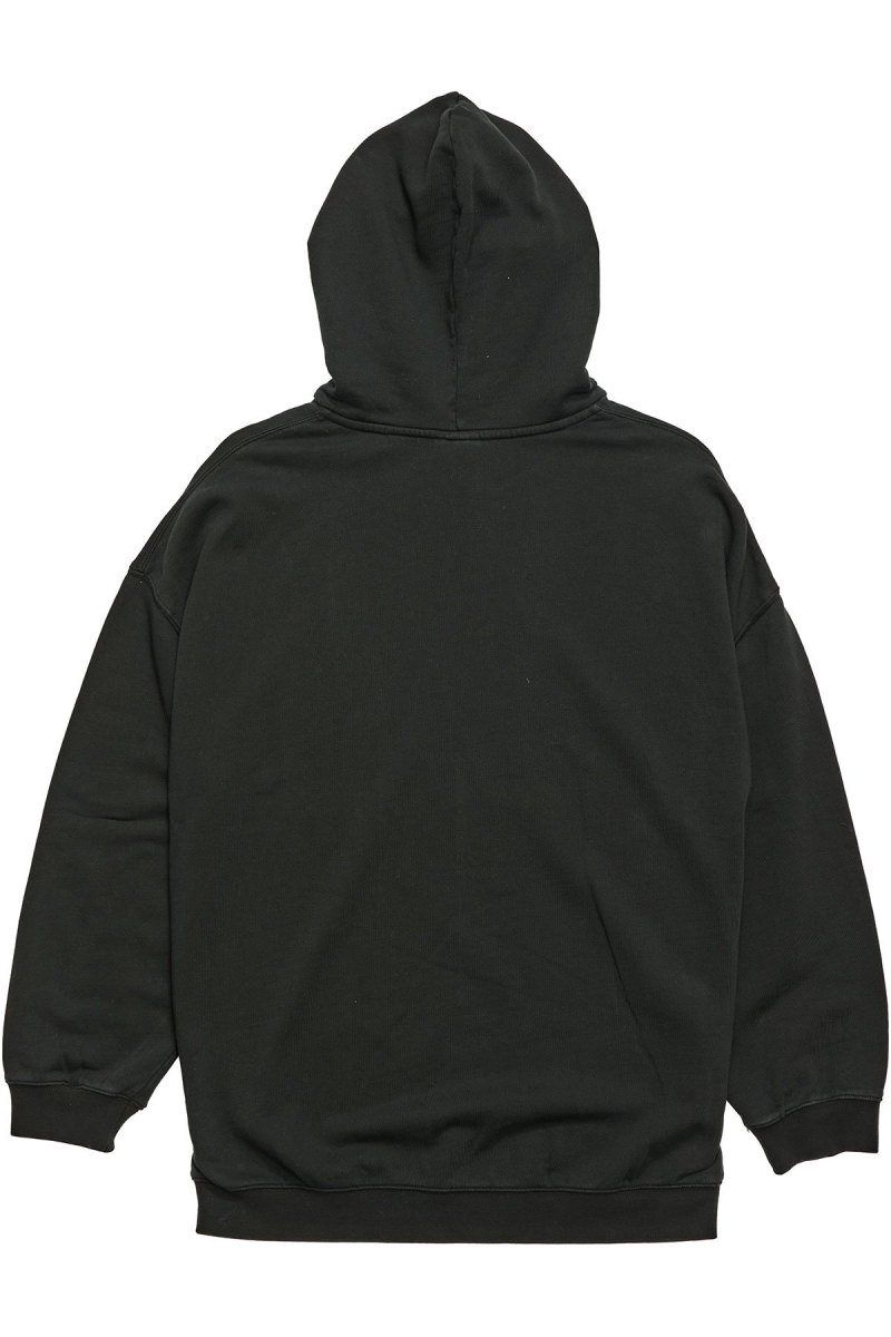 Black Stussy INT. Embroidered Hood Women's Sportswear | USA000769