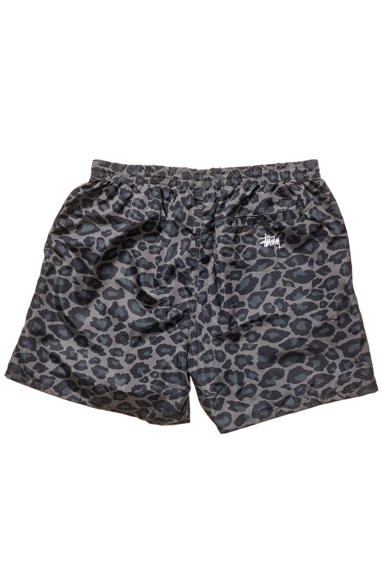 Black Stussy Nylon Big Beach Men's Shorts | USA000653