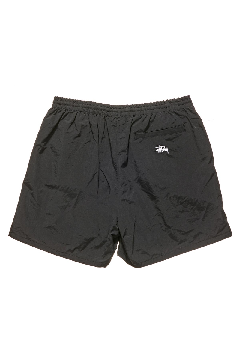 Black Stussy Nylon Big Beach Men's Shorts | USA000654