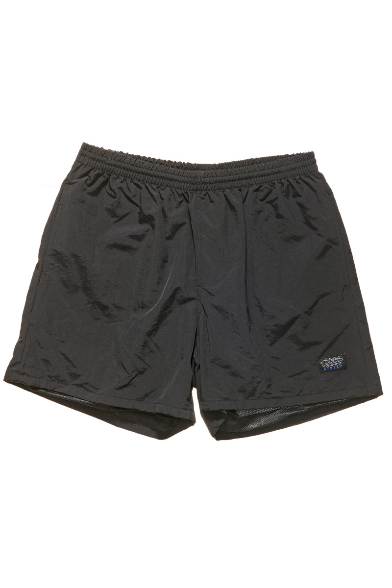 Black Stussy Nylon Big Beach Men\'s Shorts | USA000654