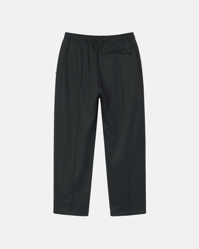 Black Stussy Poly Men's Track Pants | USA000999