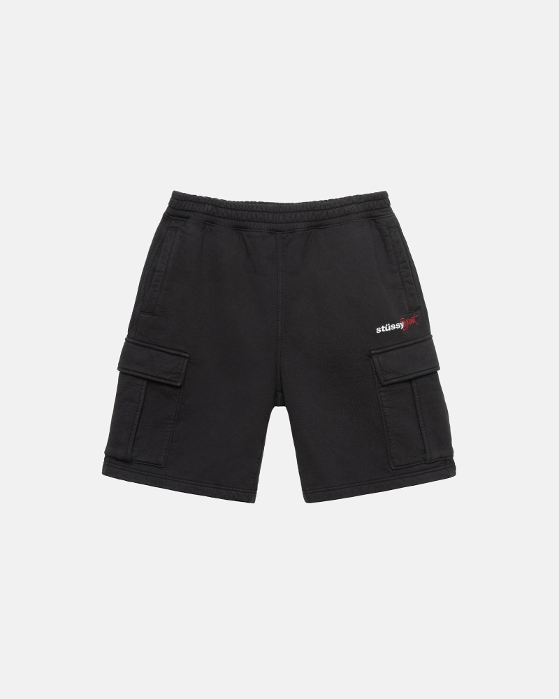 Black Stussy Sport Cargo Men\'s Shorts | USA000680