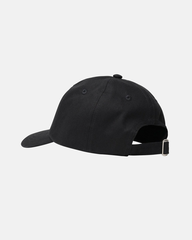 Black Stussy Stock Low Pro Men's Caps | USA000491