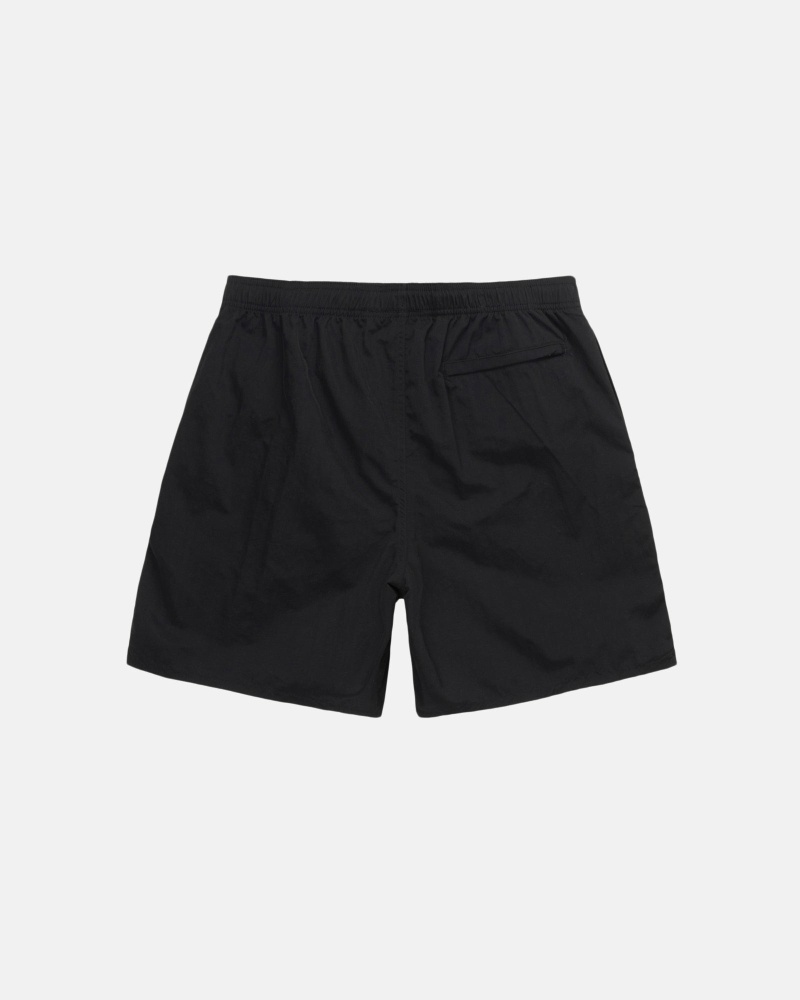 Black Stussy Stock Men's Shorts | USA000693