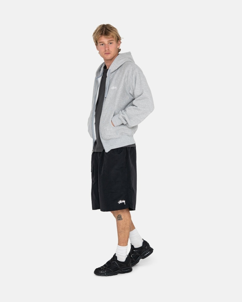 Black Stussy Stock Men's Shorts | USA000693