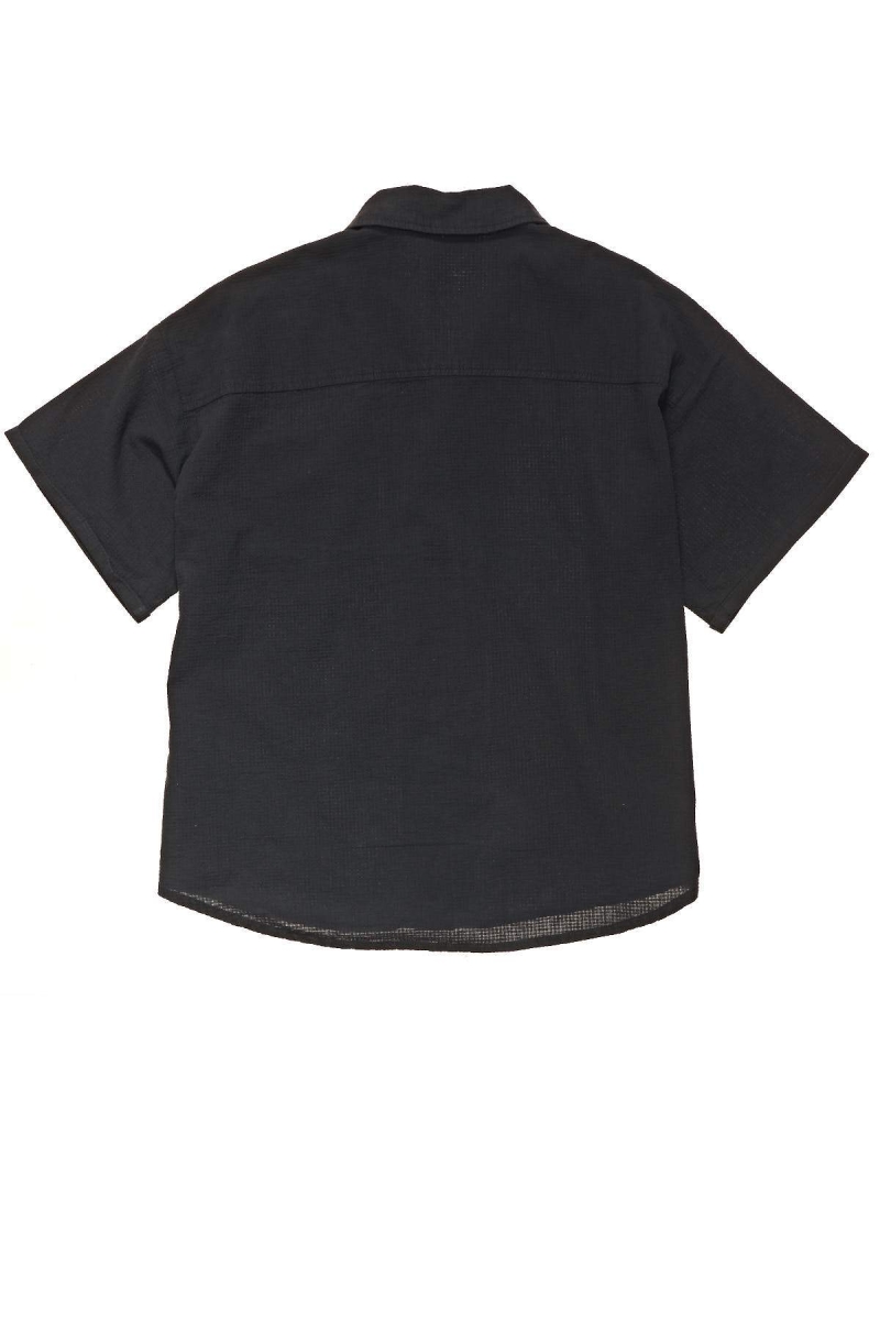 Black Stussy Vermont OS Shirt Women's Sportswear | USA000803