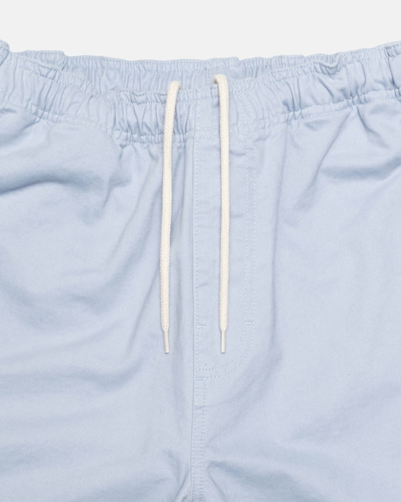 Blue Stussy Brushed Men's Beach Pants | USA000540