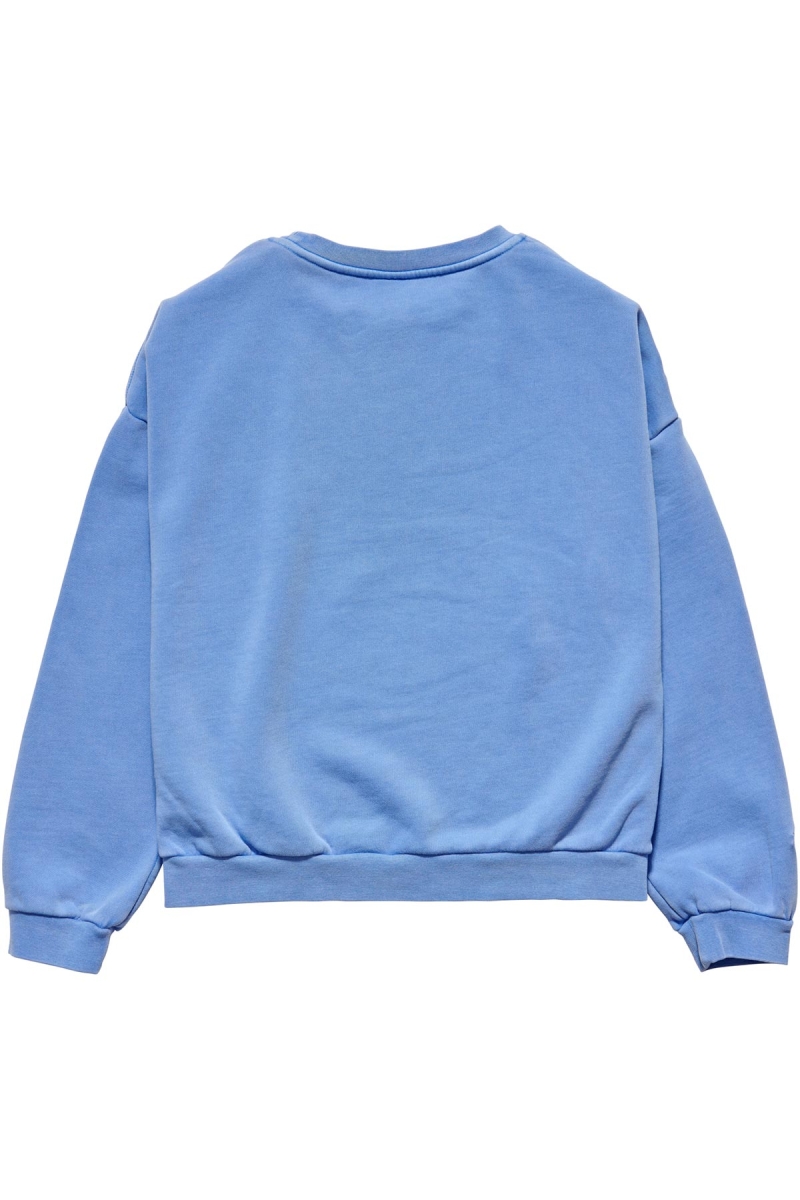 Blue Stussy Campus OS Crew Women's Sweaters | USA000821