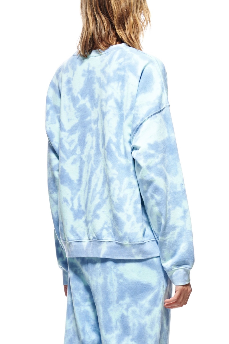 Blue Stussy Copyright TD BF Crew Women's Sportswear | USA000755