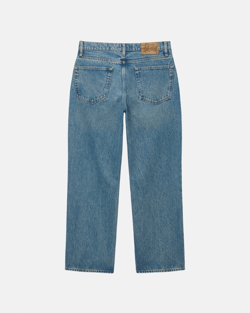 Blue Stussy Denim Classic Men's Jeans | USA000519