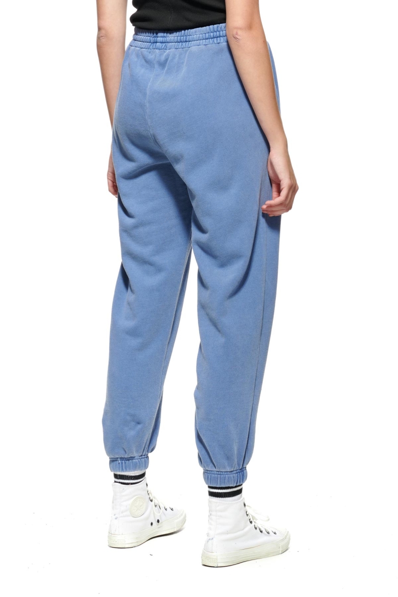 Blue Stussy Laguna Overdye Marle Women's Track Pants | USA000986