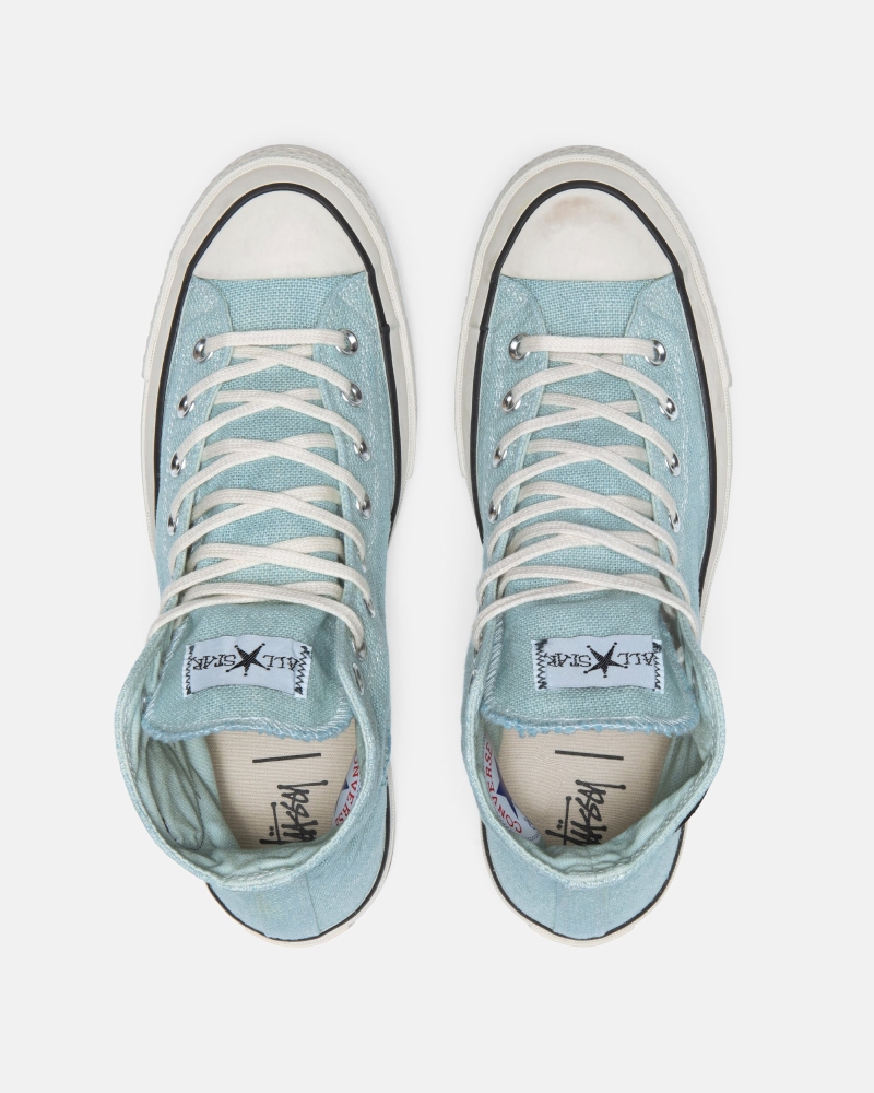 Blue Stussy & Our Legacy Work Shop Converse Unisex Shoes | USA000615