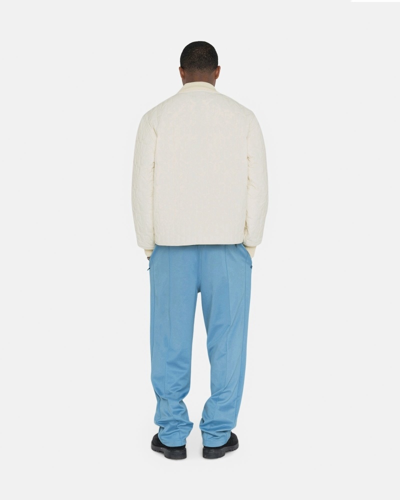 Blue Stussy Poly Men's Track Pants | USA001000