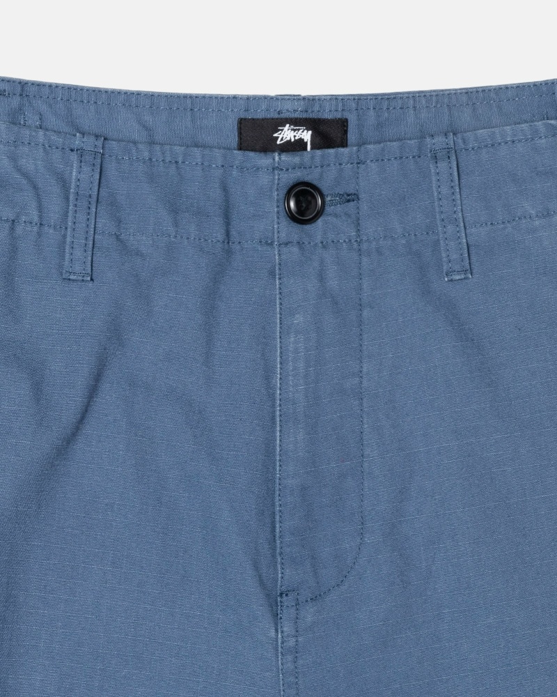 Blue Stussy Ripstop Surplus Men's Cargo Pants | USA000591