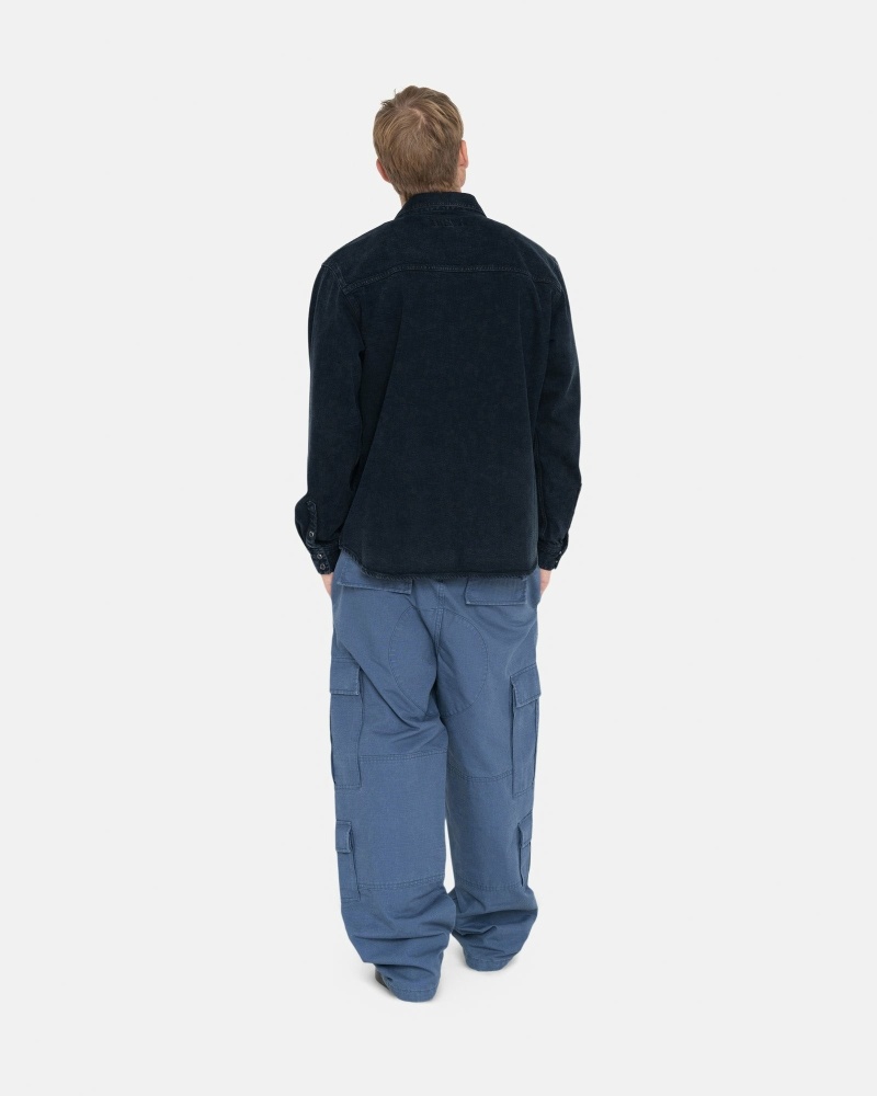 Blue Stussy Ripstop Surplus Men's Cargo Pants | USA000591