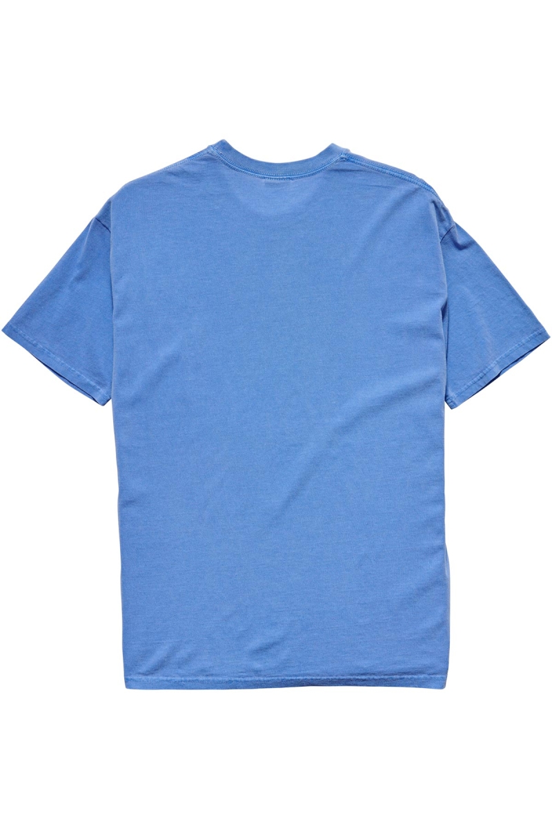 Blue Stussy Shadow Stock SS Men's T Shirts | USA000263