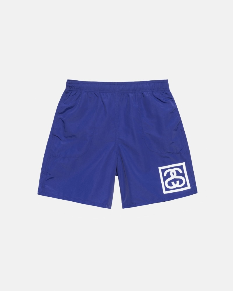 Blue Stussy Ss-Link Men\'s Shorts | USA000685