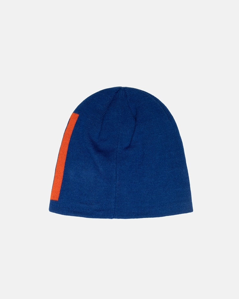 Blue Stussy Ss Link Skull Men's Caps | USA000477