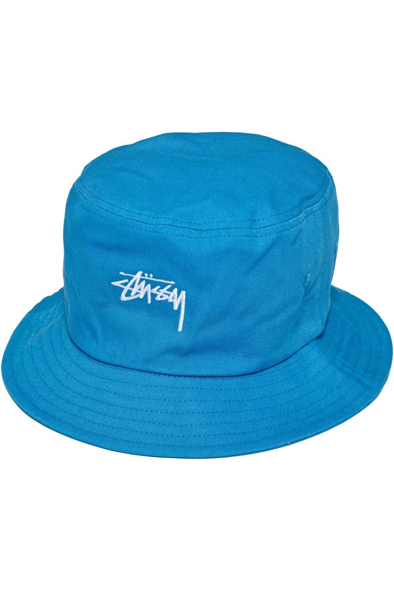 Blue Stussy Stock Bucket Women\'s Hats | USA000483