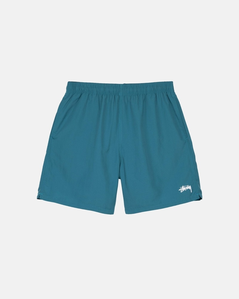 Blue Stussy Stock Men\'s Shorts | USA000698