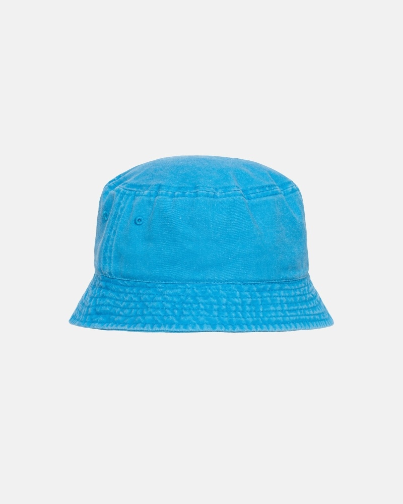 Blue Stussy Washed Stock Men's Bucket Hats | USA000510