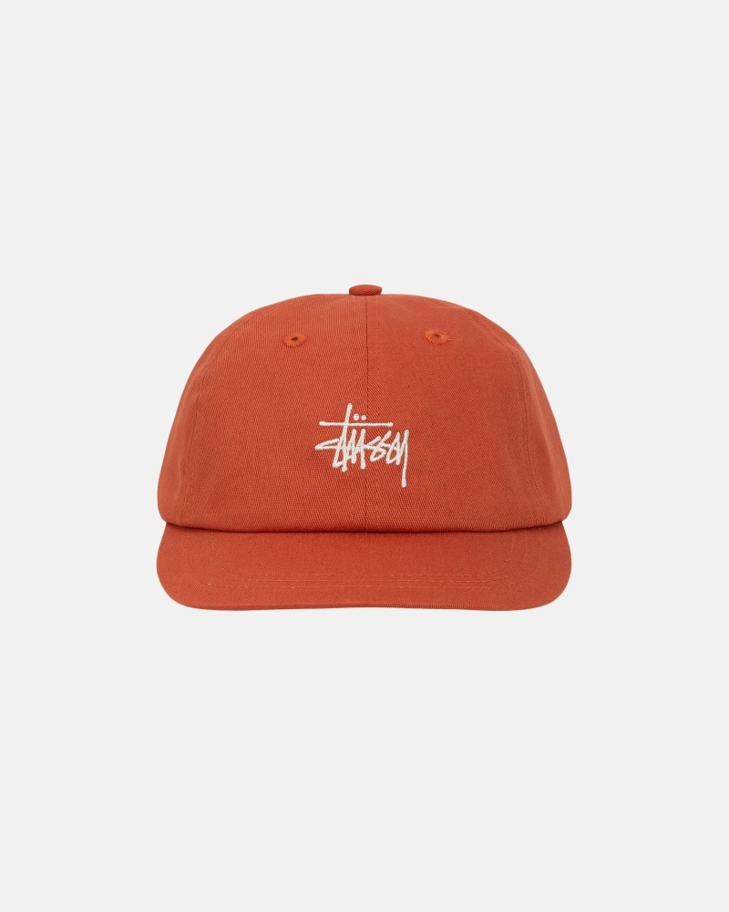 Brown Stussy Basic Stock Low Pro Men\'s Caps | USA000393