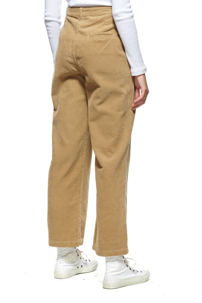 Brown Stussy Claudette Cord Women's Pants | USA000554