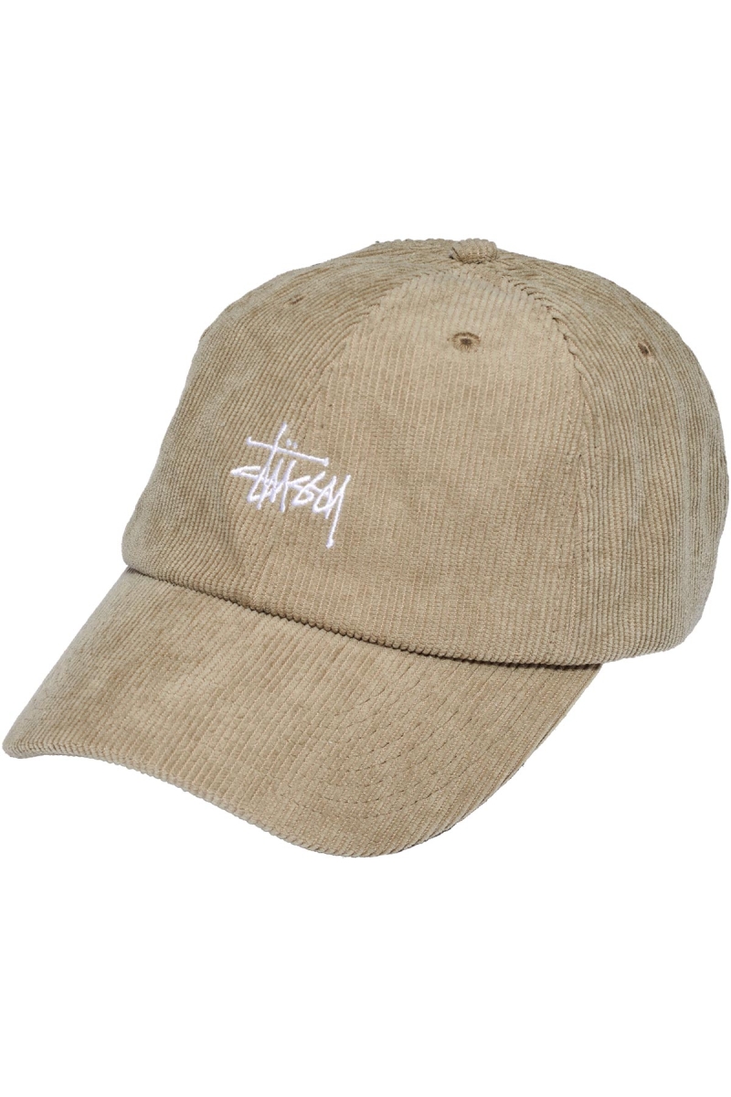 Brown Stussy Graffiti Cord Low Pro Men\'s Hats | USA000449