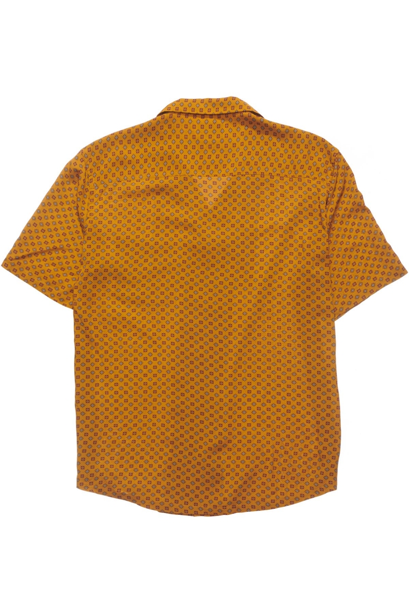 Brown Stussy Liberty SS Men's Shirts | USA000317