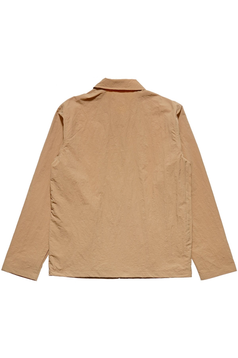 Brown Stussy Sid Taslon Men's Jackets | USA000361