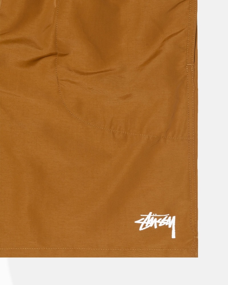 Brown Stussy Stock Men's Shorts | USA000690