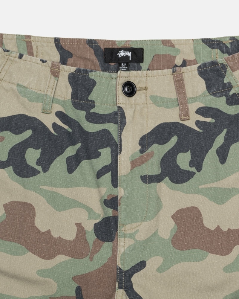 Camo Stussy Ripstop Surplus Men's Cargo Pants | USA000589