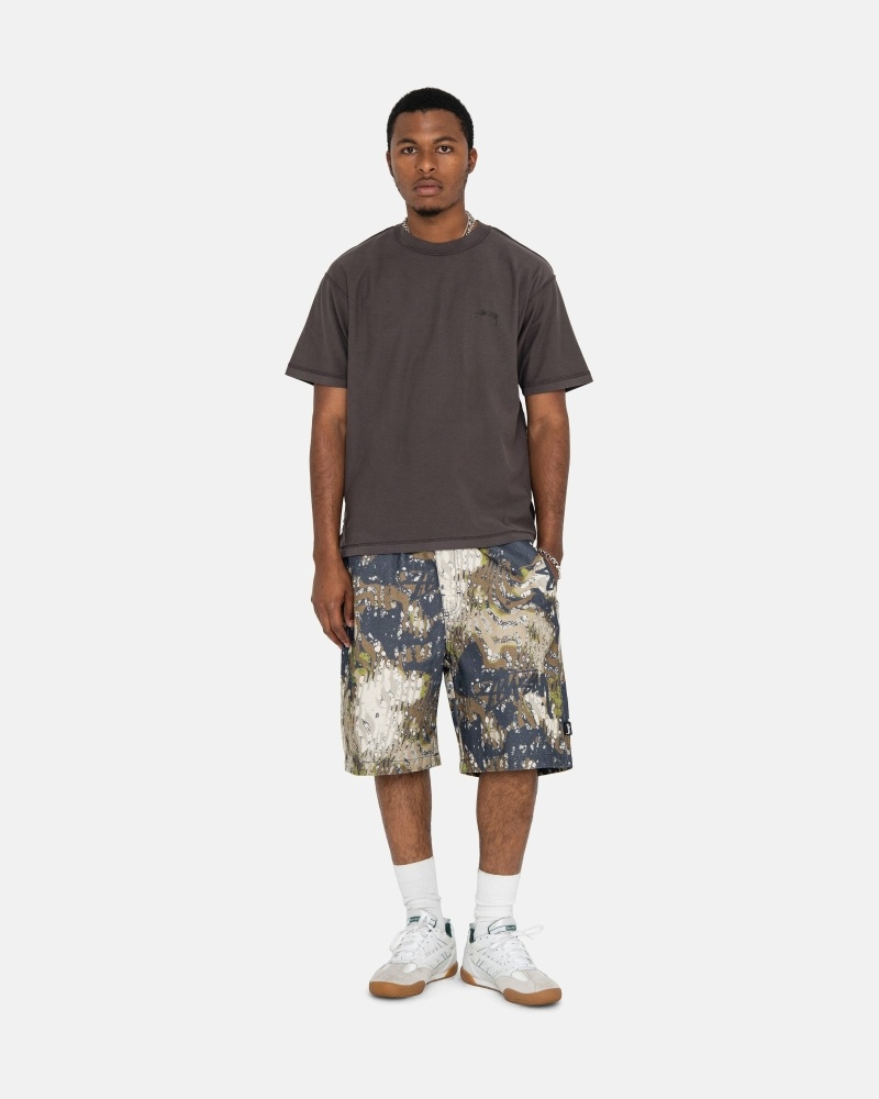 Camo Stussy Veil Camo Men's Shorts | USA000709