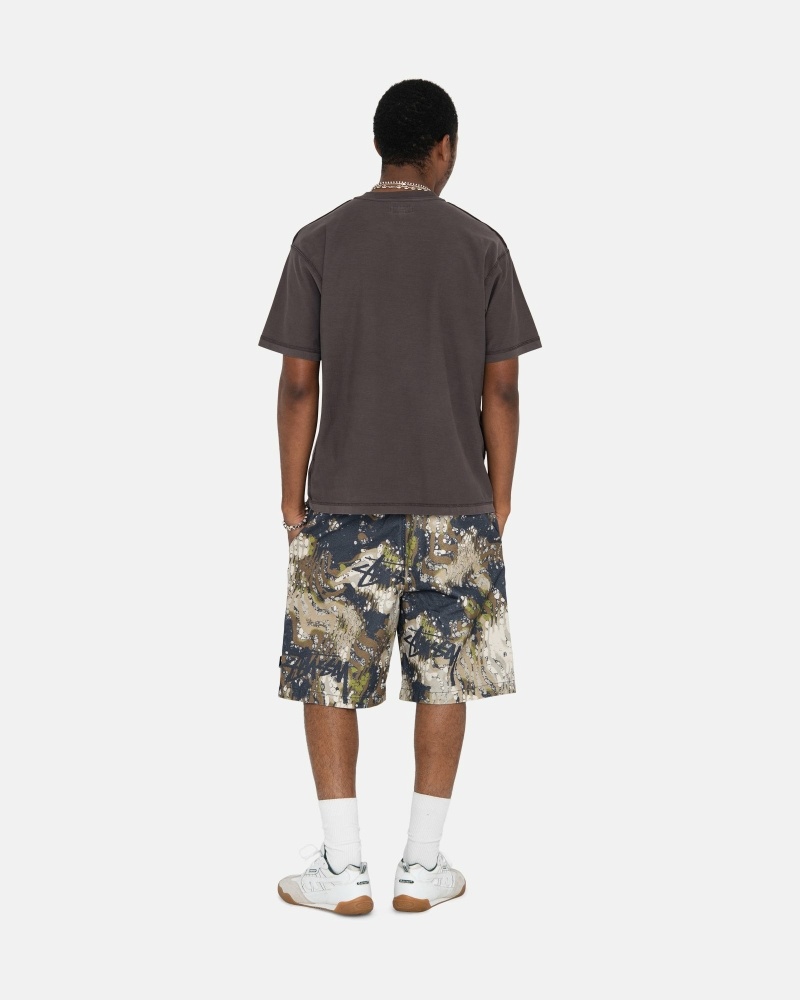 Camo Stussy Veil Camo Men's Shorts | USA000709